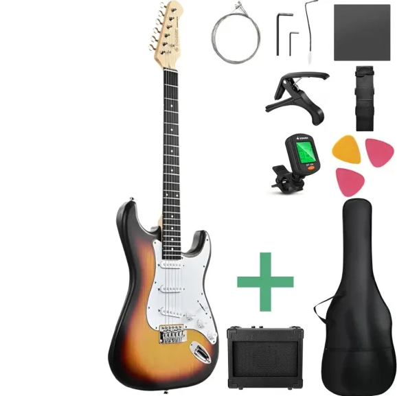Donner DST-80 Electric Guitar Package Sunburst - Package solutions
